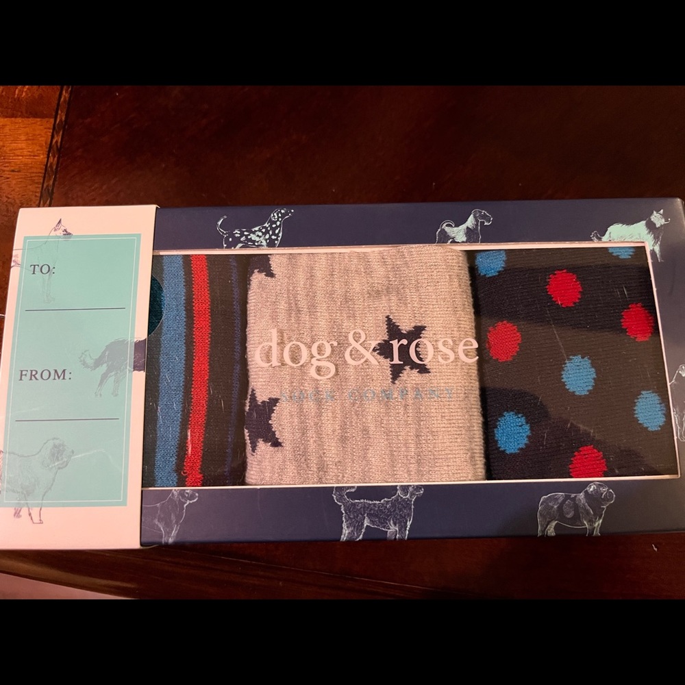 Dog & Rose (brand) socks NEW bundle of 3
